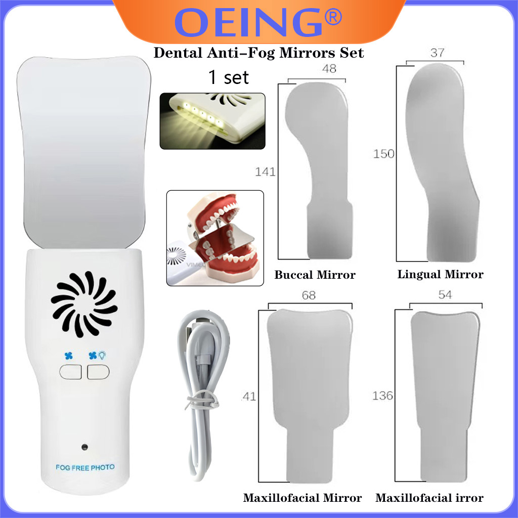 Photography Lighting Game - AG Dental Anti-Fog Mirrors Set Fog