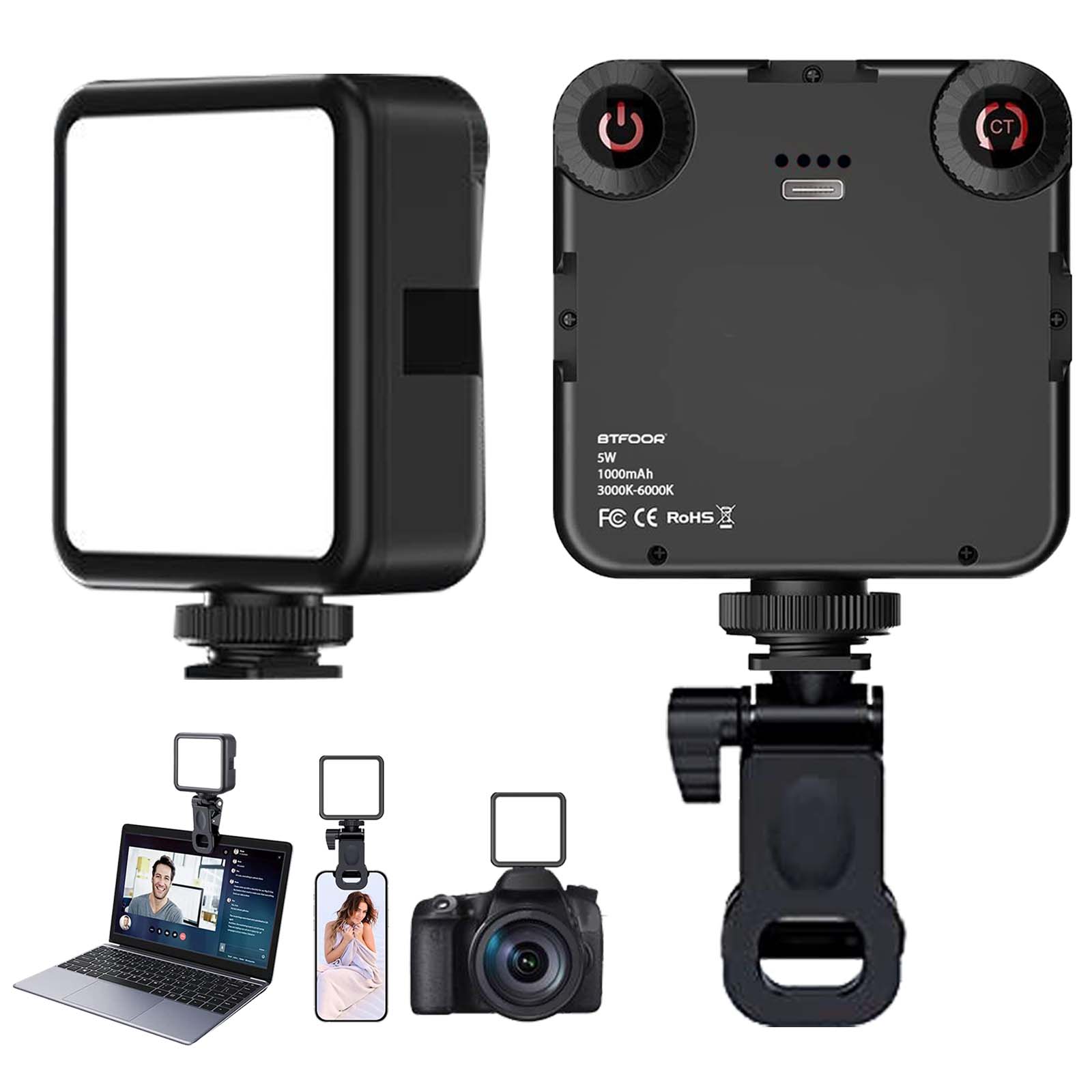 Photography Lighting Description - LED Video Light Portable Photography On-Camera