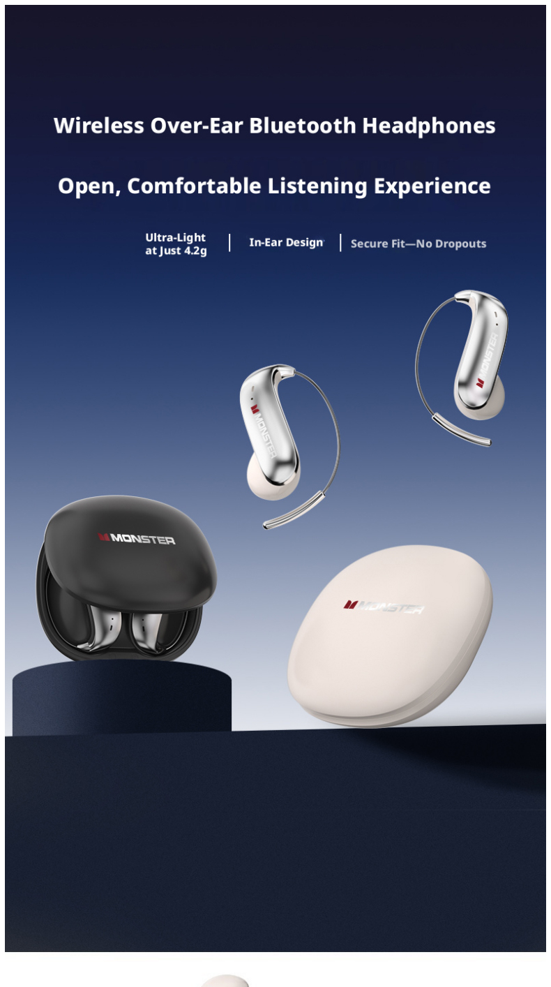 MONSTER C01 Open Ear Hook Wire - đánh giá và giá Photography Lighting Game