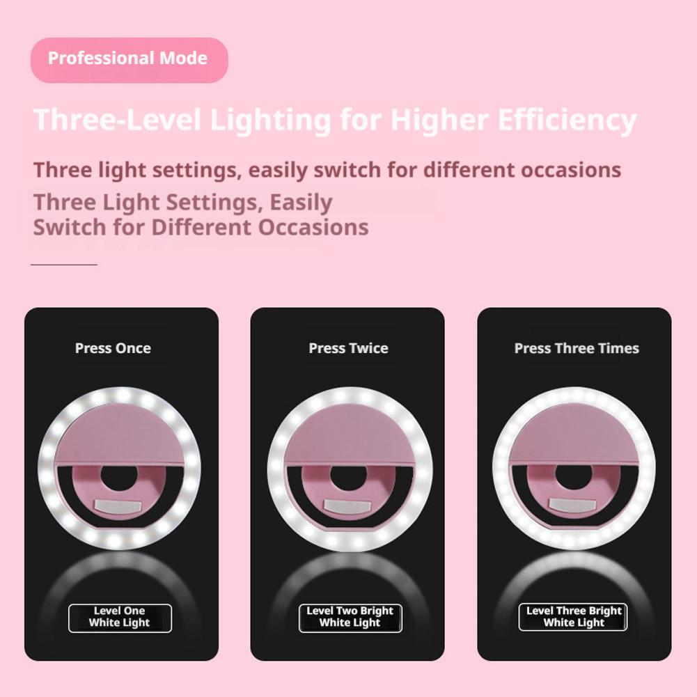 Clip On Selfie Ring Light Rech - đánh giá và giá Photography Lighting Game