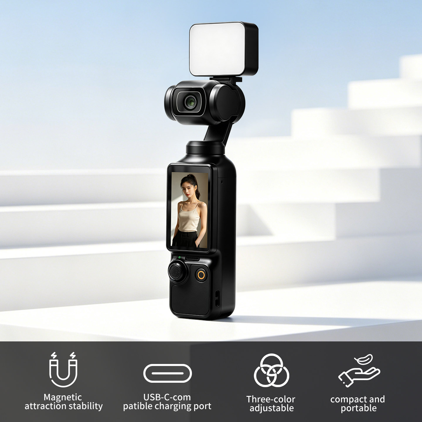 Portable Magnetic Fill Light F - đánh giá và giá Photography Lighting Kit Portable