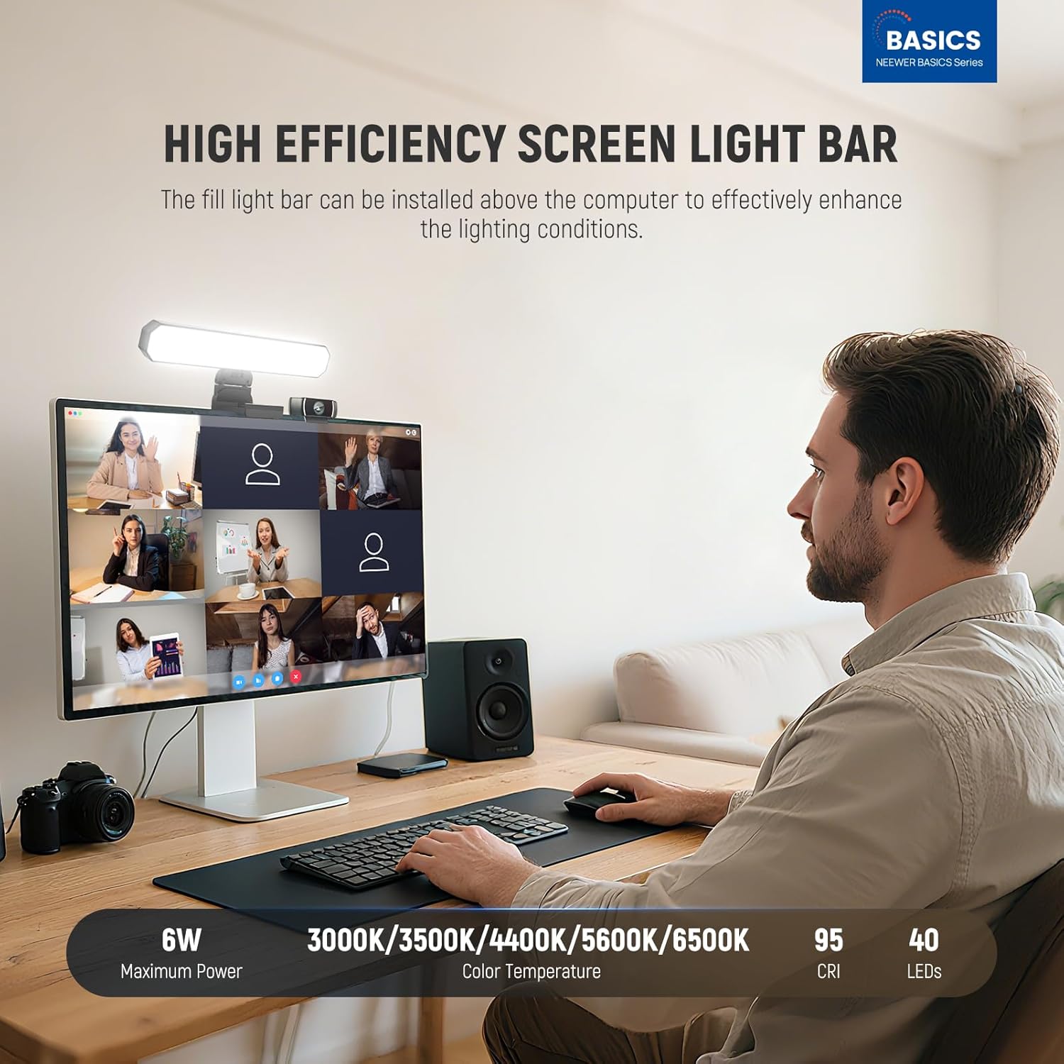 NEEWER Basics 6W Monitor Light - đánh giá và giá Photography Lighting Description